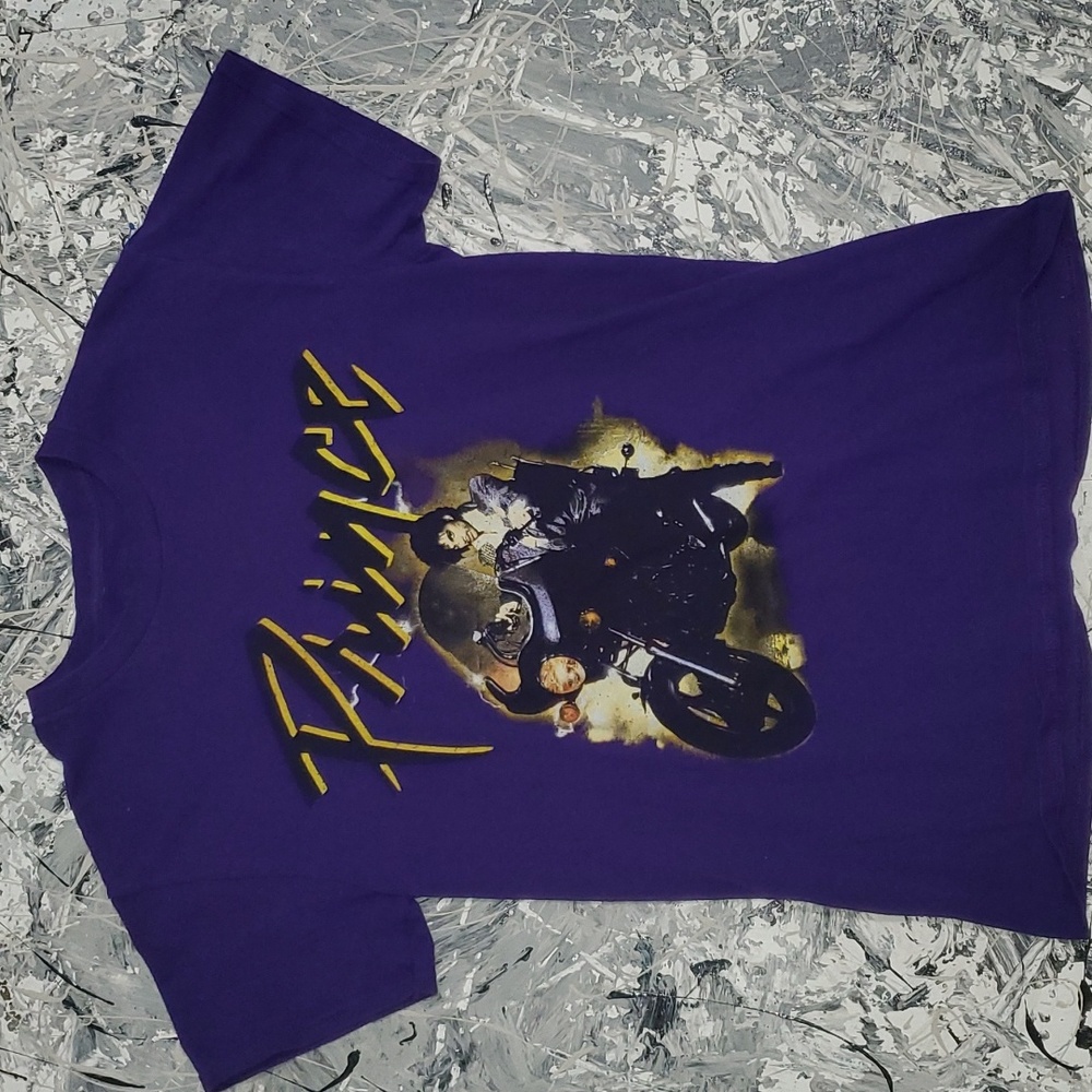 Prince  Purple Rain mens retro graphic tee